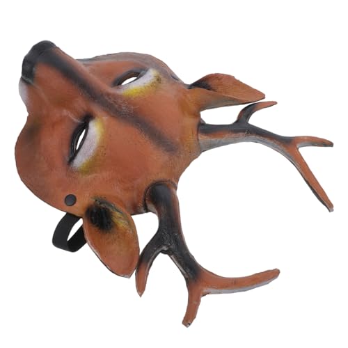 SKISUNO Hirschmaske Im Hirschdesign Dekorative Maske Für Halloween Party Cartoon-maske Requisite Für Cosplay Wiederverwendbar von SKISUNO