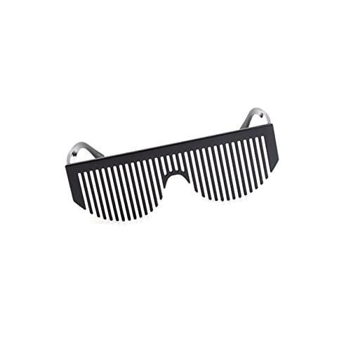 SKISUNO Witzige Partybrille mit Integriertem Kamm Schwarzes Kunststoffmaterial Multifunktional als Haarkamm und Eyewear Originelles Accessoire für Feiern und Outdoor Aktivitäten Praktische SKISUNO Witzige Partybrille mit Integriertem Kamm Schwarzes Kunststoffmaterial Multifunktional als Haarkamm und Eyewear Originelles Accessoire für Feiern und Outdoor Aktivitäten Praktische von SKISUNO