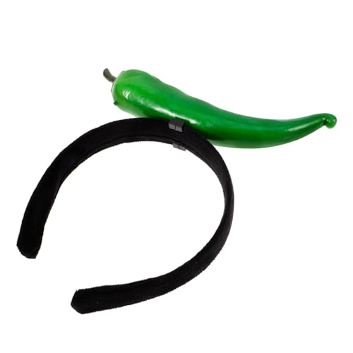 SKISUNO Witziges Chili Haarband Damen Party Haarreifen Haarreif mit Niedlicher Chili Deko für Kostümfest Karneval und Alltag Geeignet SKISUNO Witziges Chili Haarband Damen Party Haarreifen Haarreif mit Niedlicher Chili Deko für Kostümfest Karneval und Alltag Geeignet von SKISUNO