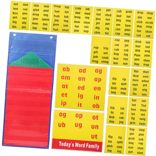 SKISUNO Wortkarten Beschriften Wortbildungs Taschendiagramm zum Aufhängen mit Alphabet der Mitte Lernspielzeug Rechtschreibwortkarte Taschendiagramm Wandspiele Lernkarten Englische Wörter SKISUNO Wortkarten Beschriften Wortbildungs Taschendiagramm zum Aufhängen mit Alphabet der Mitte Lernspielzeug Rechtschreibwortkarte Taschendiagramm Wandspiele Lernkarten Englische Wörter von SKISUNO
