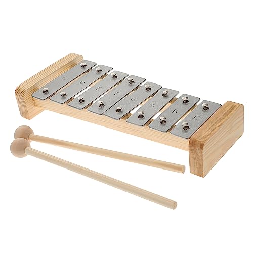 SKISUNO Xylophon für Musikinstrument Sicheres aus Holz und Fördert Hörentwicklung und Rhythmusgefühl für Frühkindliche Bildung von SKISUNO