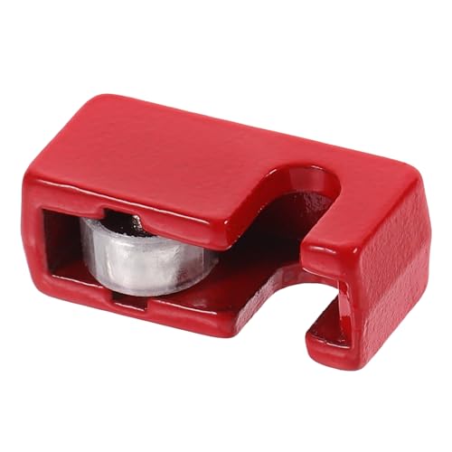 SKISUNO Puppenhaus Zubehör Miniatur Klebebandspender Und Cutter Red Top Miniatur Klebebandschneider Mini Schmuck von SKISUNO