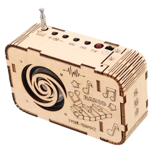 Wissenschaftliches Experimentierset Für Kinder – Handgefertigtes Radio-spielzeugset Aus Holz, DIY-projekte Für Elektronische Schaltkreise Zum Lernen Der Mint-fächer, Fördert Wissenschaftliches Experimentierset Für Kinder – Handgefertigtes Radio-spielzeugset Aus Holz, DIY-projekte Für Elektronische Schaltkreise Zum Lernen Der Mint-fächer, Fördert von SKISUNO
