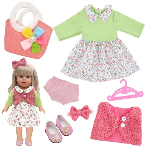 SKJJM Kleidung Bekleidung Outfits für Baby Puppen, Puppenkleidung für Babypuppen, Puppen New Born Baby Puppen Kleidung für Kinder, Mädchen, Jungen, Kindertag, Geburtstag, Weihnachten, Thanksgiving SKJJM Kleidung Bekleidung Outfits für Baby Puppen, Puppenkleidung für Babypuppen, Puppen New Born Baby Puppen Kleidung für Kinder, Mädchen, Jungen, Kindertag, Geburtstag, Weihnachten, Thanksgiving von SKJJM