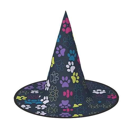 Niedlicher Hundepfotenabdruck-Kostüm, Partyhut, Karneval, Halloween, Hexenhut, faltbarer Hut für Themenveranstaltungen Niedlicher Hundepfotenabdruck-Kostüm, Partyhut, Karneval, Halloween, Hexenhut, faltbarer Hut für Themenveranstaltungen von SKKNT