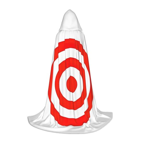 SKKNT Design Target Print Halloween Kapuzenumhang in voller Länge Umhang mit Kapuze für Damen und Herren für Karneval SKKNT Design Target Print Halloween Kapuzenumhang in voller Länge Umhang mit Kapuze für Damen und Herren für Karneval von SKKNT