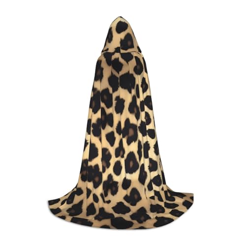 SKKNT Kapuzenumhang mit Leopardenmuster, Unisex, verschiedene Zauberer-Robe, Halloween, Cosplay und Karneval, Gothic SKKNT Kapuzenumhang mit Leopardenmuster, Unisex, verschiedene Zauberer-Robe, Halloween, Cosplay und Karneval, Gothic von SKKNT