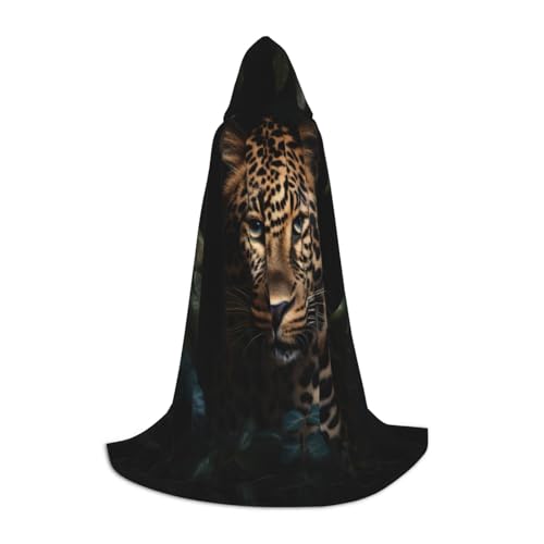 SKKNT Kapuzenumhang mit Leopardenmuster, Unisex, verschiedene Zauberer-Robe, Halloween, Cosplay und Karneval, Gothic SKKNT Kapuzenumhang mit Leopardenmuster, Unisex, verschiedene Zauberer-Robe, Halloween, Cosplay und Karneval, Gothic von SKKNT