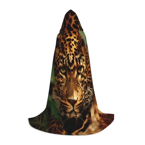 SKKNT Kapuzenumhang mit Leopardenmuster, Unisex, verschiedene Zauberer-Robe, Halloween, Cosplay und Karneval, Gothic SKKNT Kapuzenumhang mit Leopardenmuster, Unisex, verschiedene Zauberer-Robe, Halloween, Cosplay und Karneval, Gothic von SKKNT
