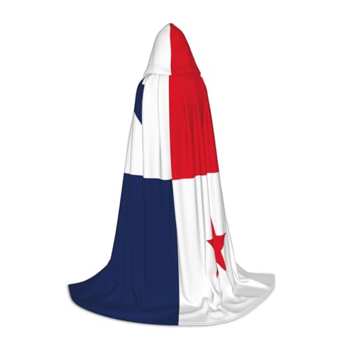 SKKNT Kapuzenumhang mit Panama-Flagge, Unisex, verschiedene Zauberer-Robe, Halloween, Cosplay und Karneval, Gothic von SKKNT