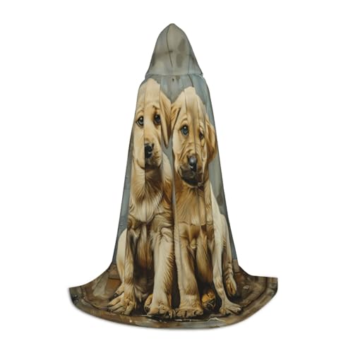 SKKNT Kapuzenumhang mit Welpen-Motiv, Unisex, verschiedene Zauberer-Robe, Halloween, Cosplay und Karneval, Gothic SKKNT Kapuzenumhang mit Welpen-Motiv, Unisex, verschiedene Zauberer-Robe, Halloween, Cosplay und Karneval, Gothic von SKKNT
