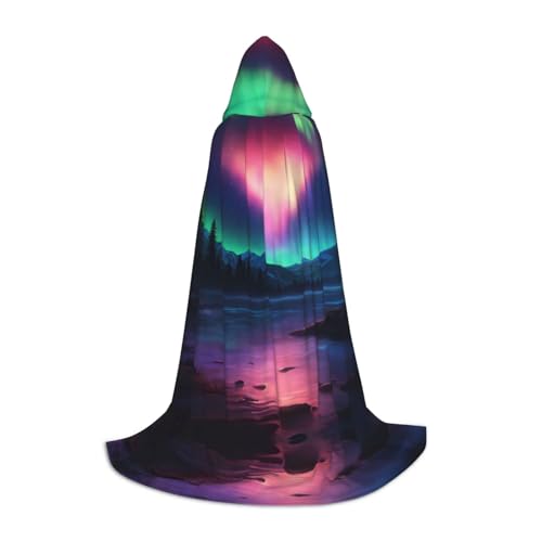 SKKNT Kapuzenumhang mit dunklem Nordlichtern, Unisex, verschiedene Zauberer-Robe, Halloween, Cosplay und Karneval, Gothic SKKNT Kapuzenumhang mit dunklem Nordlichtern, Unisex, verschiedene Zauberer-Robe, Halloween, Cosplay und Karneval, Gothic von SKKNT