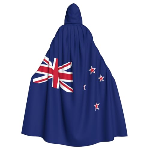 SKKNT Neuseeland-Flagge, Druck, Halloween, Kapuzenumhang, Karneval, Mottoparty, Halloween, Hexen- und Vampir-Kostüme SKKNT Neuseeland-Flagge, Druck, Halloween, Kapuzenumhang, Karneval, Mottoparty, Halloween, Hexen- und Vampir-Kostüme von SKKNT