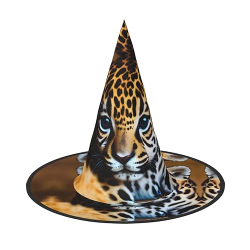 SKKNT Niedlicher Baby-Jaguar-Kostüm, Partyhut, Karneval, Halloween, Hexenhut, faltbarer Hut für Themenveranstaltungen SKKNT Niedlicher Baby-Jaguar-Kostüm, Partyhut, Karneval, Halloween, Hexenhut, faltbarer Hut für Themenveranstaltungen von SKKNT