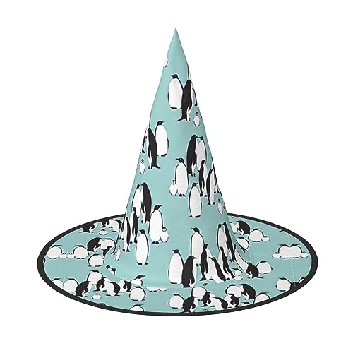 SKKNT Niedlicher Pinguin-Druck, Kostüm, Party, Karneval, Halloween, Hexenhut, faltbarer Hut für Themenveranstaltungen SKKNT Niedlicher Pinguin-Druck, Kostüm, Party, Karneval, Halloween, Hexenhut, faltbarer Hut für Themenveranstaltungen von SKKNT