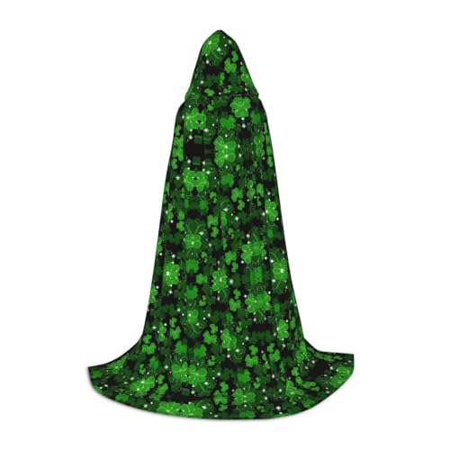 SKKNT St. Patricks Day Halloween-Kapuzenumhang mit Kapuze, für Damen und Herren, für Karneval SKKNT St. Patricks Day Halloween-Kapuzenumhang mit Kapuze, für Damen und Herren, für Karneval von SKKNT