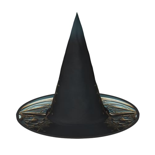 SKKNT Uhr Schmetterling Druck Halloween Hexenhut Unisex Karneval Kostüm Zubehör Kappe Party Motto Events SKKNT Uhr Schmetterling Druck Halloween Hexenhut Unisex Karneval Kostüm Zubehör Kappe Party Motto Events von SKKNT