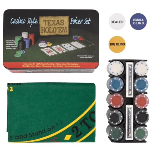 SKM Pokerchips-Set 200 STK. 4 g,Spielzeuge & Spiele,Spiele,Poker-Spiel-Sets,1.85KG,80418 von SKM