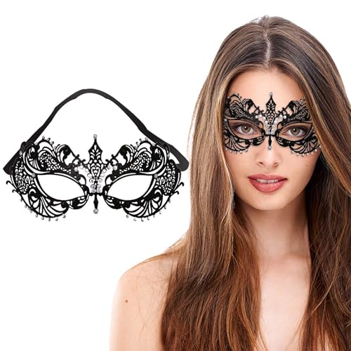 SKY TEARS Venetian Karneval Maskerade Maske Party Ball Halloween Metall Maskenball Damen von SKY TEARS