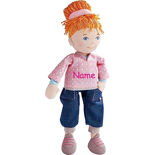 HABA 305650 Schlenkerpuppe Lene mit Namen Bestickt Kleidung Geschenk personalisiert Baby Kinder weiche Stoffpuppe HABA 305650 Schlenkerpuppe Lene mit Namen Bestickt Kleidung Geschenk personalisiert Baby Kinder weiche Stoffpuppe von SL-Store + HABA