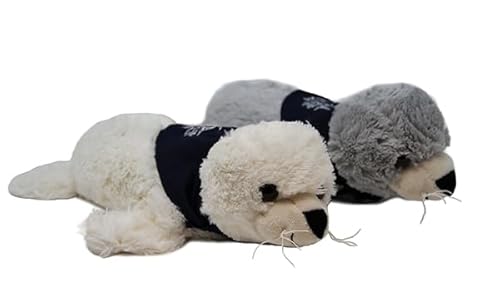SL. Geschenke Flapsch Seehund mit Halstuch (Grau 100cm) von SL. Geschenke