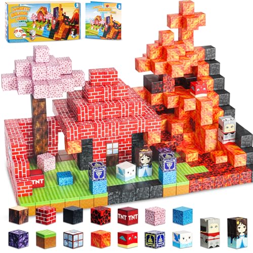 SLDALES Magnetische Bausteine Spielzeug,Kreative Building Blocks Kit für Jungen und Mädchen,Magnete Spielzeug Geschenke für 3 4 5 6 7 8+ Jahre Kinder SLDALES Magnetische Bausteine Spielzeug,Kreative Building Blocks Kit für Jungen und Mädchen,Magnete Spielzeug Geschenke für 3 4 5 6 7 8+ Jahre Kinder von SLDALES