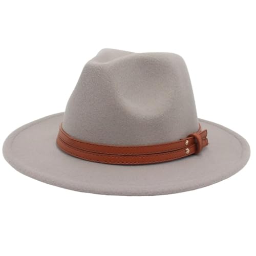 SLEDEZ Klassischer Zylinder für Herren Bowlerhut im Frühlingsstil im britischen Stil mit großer Krempe, Jazzhut im ethnischen Stil(Colour 1) von SLEDEZ