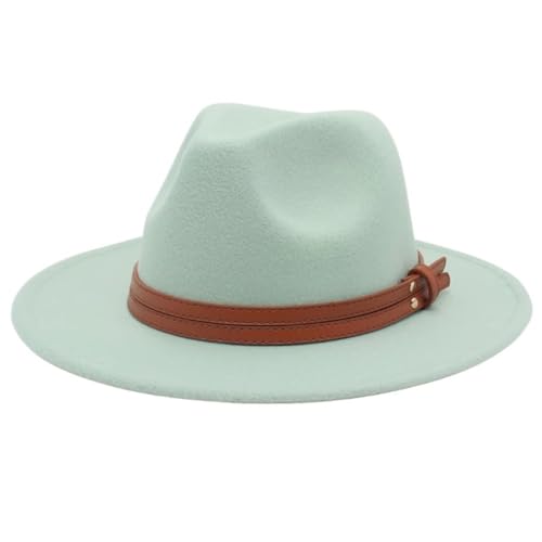 SLEDEZ Klassischer Zylinder für Herren Bowlerhut im Frühlingsstil im britischen Stil mit großer Krempe, Jazzhut im ethnischen Stil(Colour 5) von SLEDEZ