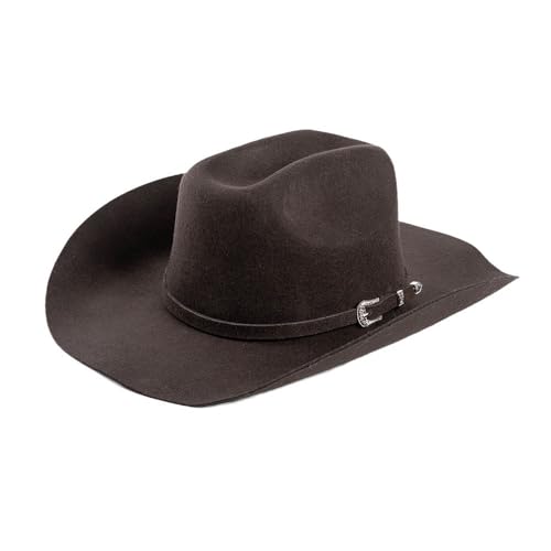 SLEDEZ Klassischer Zylinder für Herren Gürtelschnalle for Herren, dekorativer Bowlerhut, mehrere Farben erhältlich(Colour 1,M) von SLEDEZ