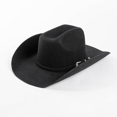 SLEDEZ Klassischer Zylinder für Herren Gürtelschnalle for Herren, dekorativer Bowlerhut, mehrere Farben erhältlich(Colour 4,L) von SLEDEZ
