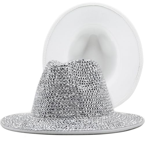 SLEDEZ Klassischer Zylinder für Herren Herren Bühnenhut Bowlerhut Outdoor Jazzhut(Colour 1) von SLEDEZ