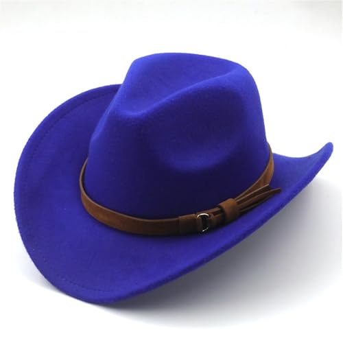 SLEDEZ Klassischer Zylinder für Herren Herrenhut Western Cowboyhut Bowlerhut(Colour 1) von SLEDEZ