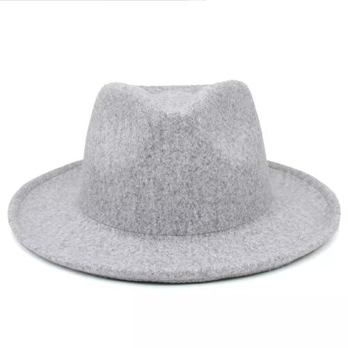 SLEDEZ Klassischer Zylinder für Herren Klassischer Zylinder mit breiter Krempe for Damen und Herren(Colour 1) von SLEDEZ