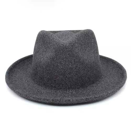 SLEDEZ Klassischer Zylinder für Herren Klassischer Zylinder mit breiter Krempe for Damen und Herren(Colour 2) von SLEDEZ