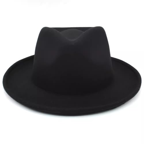 SLEDEZ Klassischer Zylinder für Herren Klassischer Zylinder mit breiter Krempe for Damen und Herren(Colour 5) von SLEDEZ