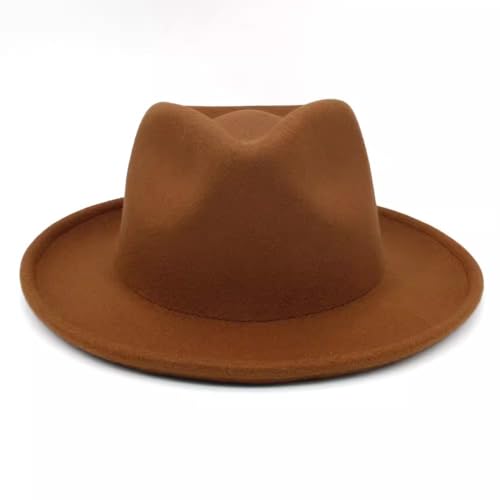 SLEDEZ Klassischer Zylinder für Herren Klassischer Zylinder mit breiter Krempe for Damen und Herren(Colour 6) von SLEDEZ
