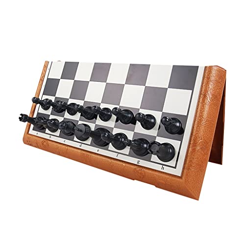 SLGGPJBU Magnetisches Schach Tragbares Schachbrett aus Kunststoff Faltbares Reiseschachset mit 2 Flanelltaschen Schachspiel für Familienaktivitäten Schachgeschenke SLGGPJBU Magnetisches Schach Tragbares Schachbrett aus Kunststoff Faltbares Reiseschachset mit 2 Flanelltaschen Schachspiel für Familienaktivitäten Schachgeschenke von SLGGPJBU