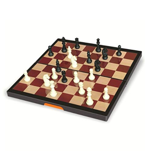 SLGGPJBU Schachbrett Set Magnet Schach Tragbares Faltbares Magnetisches Schachset Schwarz und Weiß für Spieltraining und Unterricht Eintrag Schachsets SLGGPJBU Schachbrett Set Magnet Schach Tragbares Faltbares Magnetisches Schachset Schwarz und Weiß für Spieltraining und Unterricht Eintrag Schachsets von SLGGPJBU