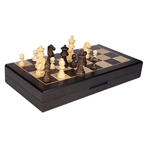 SLGGPJBU Schachset International Magnetisches Schachset Faltbares Holzschachbrett Handgefertigte Schachfiguren im Staunton-Stil Schachfiguren Innenraum Aufbewahrung Schachset SLGGPJBU Schachset International Magnetisches Schachset Faltbares Holzschachbrett Handgefertigte Schachfiguren im Staunton-Stil Schachfiguren Innenraum Aufbewahrung Schachset von SLGGPJBU