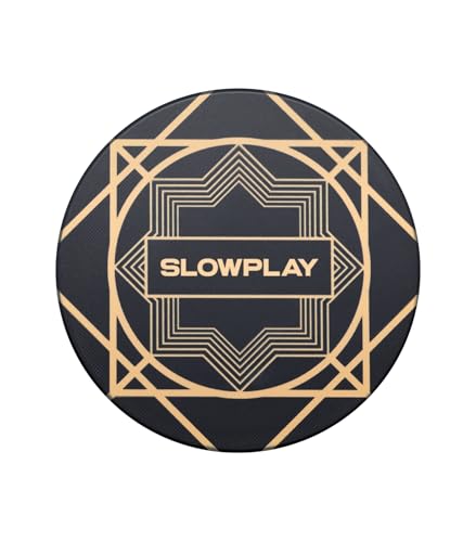 SLOWPLAY Nash Keramik Pokerchips in Loser Schüttung, 10 Gramm Pokerchip aus Keramik in Casino Qualität für Texas Hold'em, 39 mm, Professionelle Chips, 50 Stück (Schwarz) von SLOWPLAY
