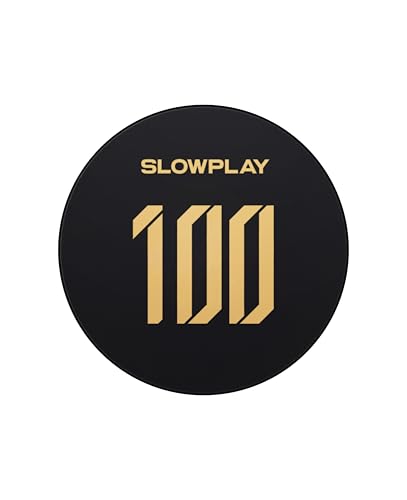 SLOWPLAY Godel Keramik-Pokerchips in größeren Mengen, 10 g-Keramik-Pokerchip in Casino-Qualität für Texas Hold'em, 50er-Packung 39 mm Profi-Chips mit Nennwert 100 von SLOWPLAY