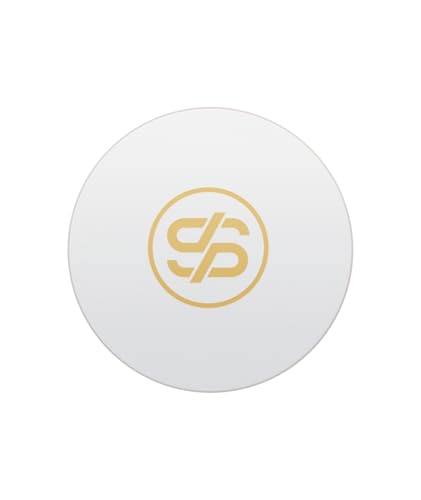 SLOWPLAY Godel Keramik-Pokerchips in größeren Mengen, 10 g-Keramik-Pokerchip in Casino-Qualität für Texas Hold'em, 50er-Packung 39 mm Profi-Chips(Weiß) von SLOWPLAY