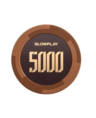 SLOWPLAY Godel Ton-Pokerchips, 14 Gramm Schwerer Tonverbundstoff, 40mm große Chips in Großpackung, 50er-Pack mit einem Wert von 5000 SLOWPLAY Godel Ton-Pokerchips, 14 Gramm Schwerer Tonverbundstoff, 40mm große Chips in Großpackung, 50er-Pack mit einem Wert von 5000 von SLOWPLAY
