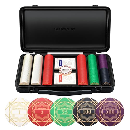 SLOWPLAY Poker-Set, Keramik… (300 pcs Numbered) von SLOWPLAY