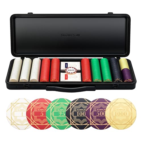 SLOWPLAY Poker-Set, Keramik… (500 pcs Numbered) von SLOWPLAY