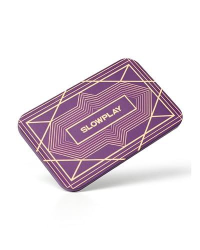 SLOWPLAY Rechteckige Pokerchips, 10er-Pack, professionelle Plaketten im europäischen Stil ohne Wertangabe, 34-Gramm-Keramikverbundstoff von SLOWPLAY