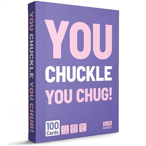 SLSK Games Wer lacht Trinkt® - Könnt Ihr euch das Lachen verkneifen? - mit 100 Karten - Saufspiel - Kartenspiel - Partyspiele für Erwachsene - Trinkspiele Partyspiele ab 18 - englische Version SLSK Games Wer lacht Trinkt® - Könnt Ihr euch das Lachen verkneifen? - mit 100 Karten - Saufspiel - Kartenspiel - Partyspiele für Erwachsene - Trinkspiele Partyspiele ab 18 - englische Version von SLSK Games