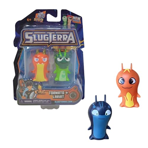 SLUGTERRA, 2 Figuren, 4,5 cm, zufälliges Modell, für Kinder ab 4 Jahren, LUU00, Mehrfarbig von SLUGTERRA
