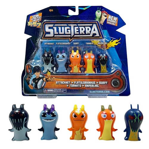 SLUGTERRA, LUU02 5 Figuren, 4,5 cm, zufälliges Modell, für Kinder ab 4 Jahren SLUGTERRA, LUU02 5 Figuren, 4,5 cm, zufälliges Modell, für Kinder ab 4 Jahren von SLUGTERRA