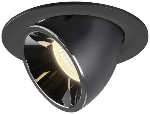 SLV NUMINOS GIMBLE L 1005998 LED-Einbauleuchte Schwarz Warmweiß Deckenmontage möglich, Drehbar, Sc von SLV